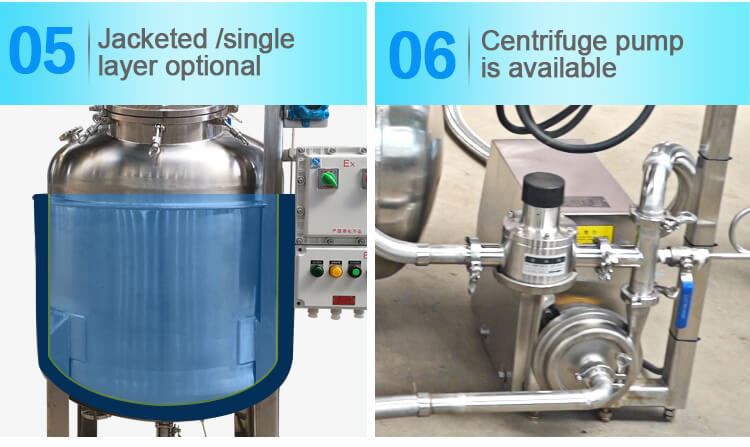 jacketed storage tanks